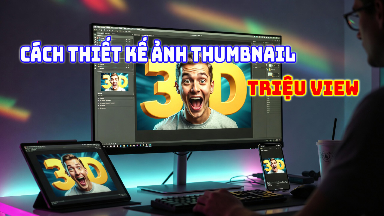 Cách Thiết Kế Thumbnail YouTube Triệu View: Bí Quyết Tăng CTR 2026