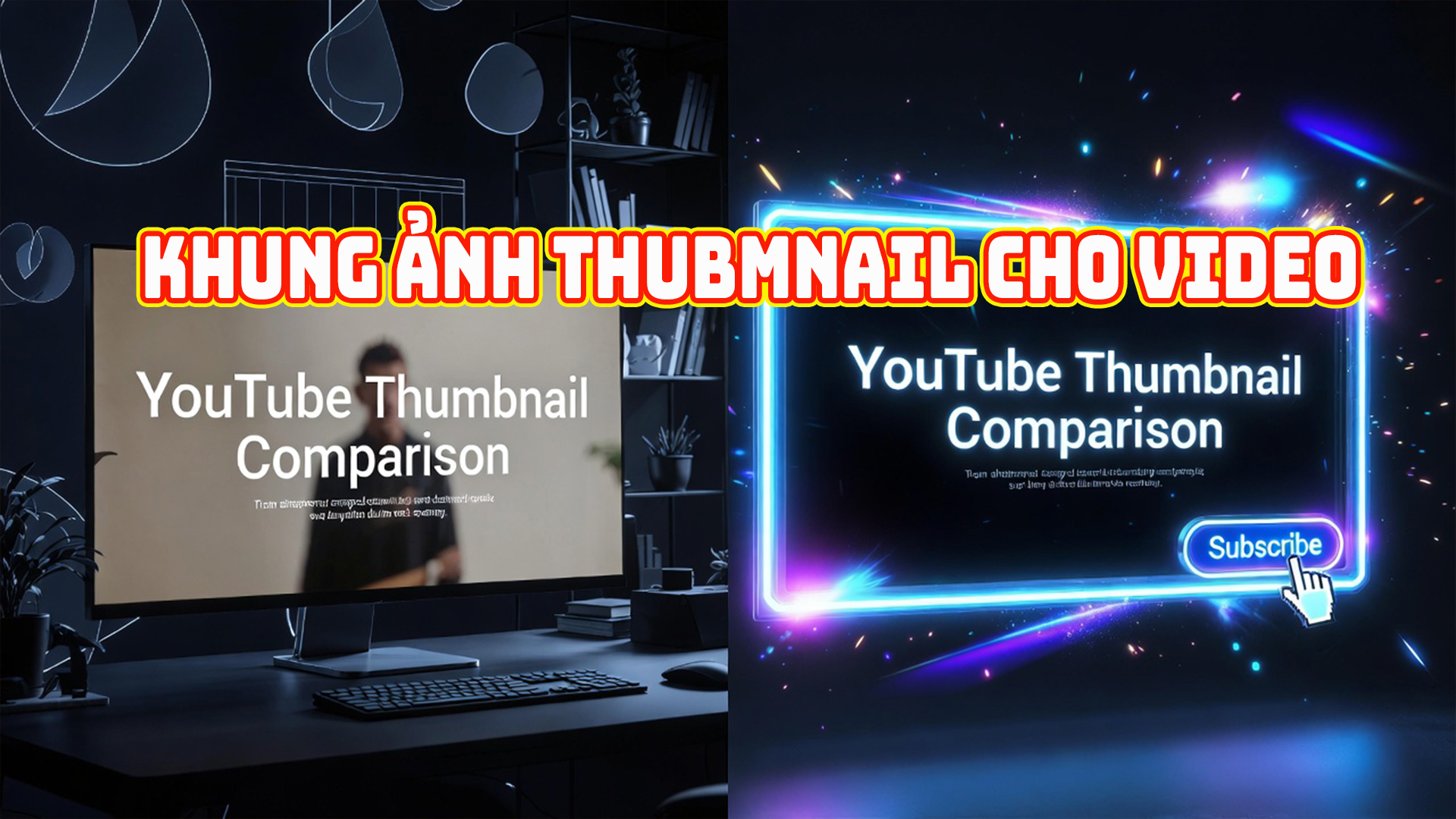 Tải Bộ Khung Thumbnail YouTube PNG Đẹp - Tạo Dấu Ấn Riêng Cho Kênh
