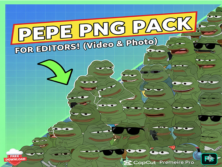 Share Kho Ảnh Pepe PNG Cực Nét – Chuyên Dùng Cho Edit Video & Thiết Kế Ảnh Chế.