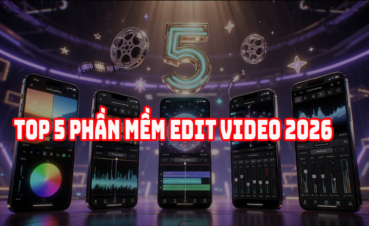 Top 5 Phần Mềm Edit Video Trên Điện Thoại Miễn Phí Tốt Nhất 2026